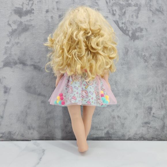 My Life 18" Blonde Doll Hello Kitty outfit - ADORABLE!!! open & close blue eyes - Picture 6 of 13